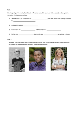 The Blind Side movie questions