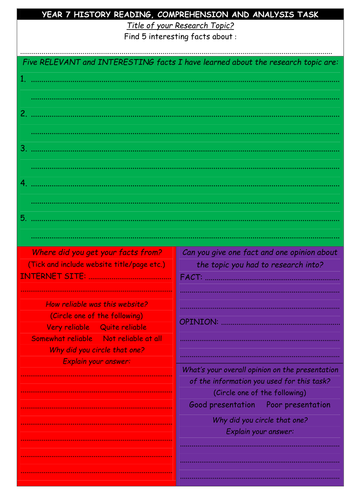 LNF - KS3 Reading Across the Curriculum