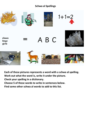 Schwa al Spellings
