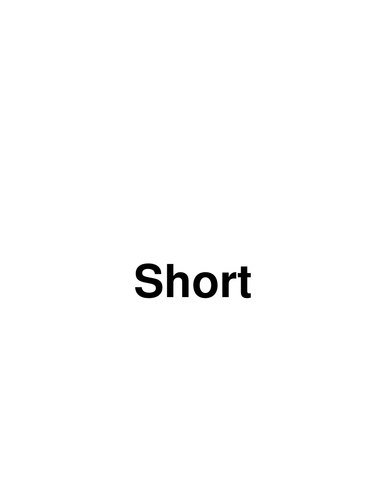 Shorts - introducing short stories