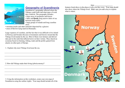 Viking Homelands- Geography