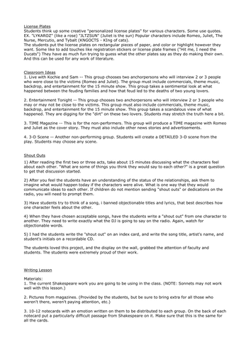 Romeo and juliet play picture