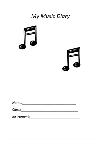 One on One and Group Lesson Practise Diary