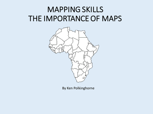 essay on importance of maps