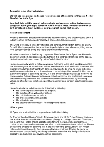 The Catcher in the Rye