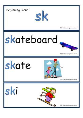 SK Blends worksheet by jamakex - UK Teaching Resources - TES