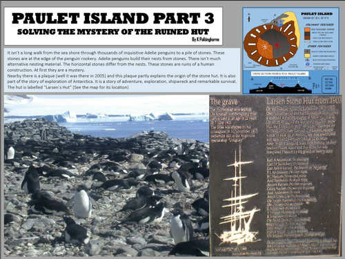PAULET ISLAND PART 3 -LARSEN'S HUT - a 1903 REMNANT OF A NEAR TRAGEDY