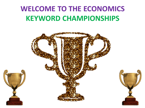 GCSE Economics - How the Market Works - Keyword Championships - Fun Revision Game - OCR - Micro