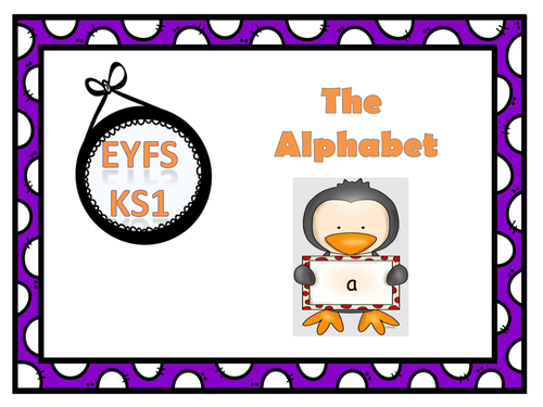 Class Display Lowercase letters Penguin theme