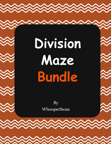 Division Maze Bundle