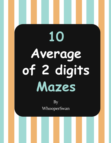Average of 2 digits Maze