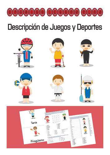 Spanish Lesson Plan: Descripcion de Juegos y Deportes