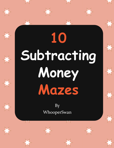 Subtracting Money Maze