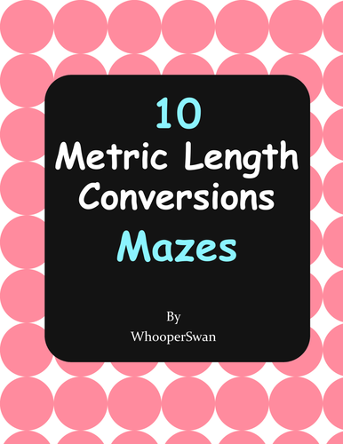 Metric Length Conversions Maze