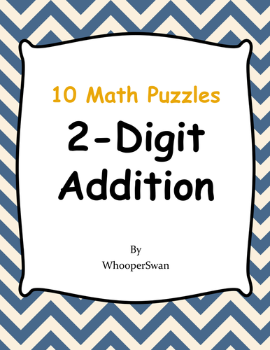 2-Digit Addition Puzzles