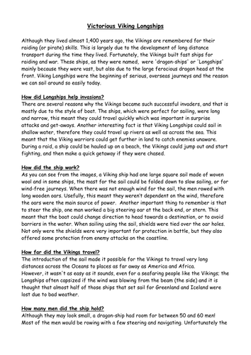 viking longship explanation