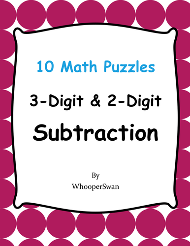 3-Digit and 2-Digit Subtraction Puzzles