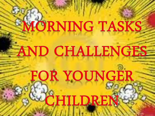 Morning warm up and activities