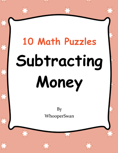 Subtracting Money Puzzles