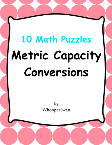 Metric Length Conversions - Math Puzzles by - UK Teaching Resources - TES