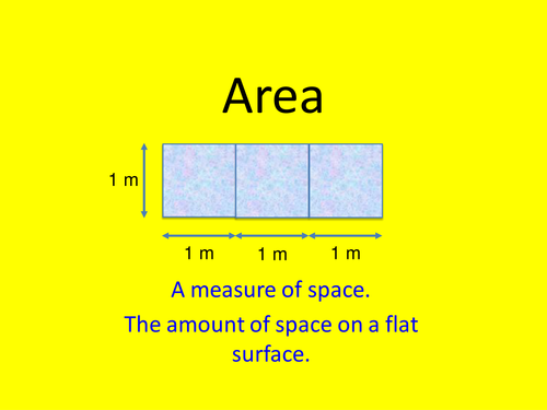 maths ks2 year 4 area by counting squares engaging
