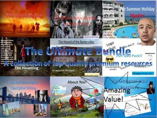 The Ultimate Bundle – Creative Lessons, Non-Fiction, Starters and Quiz Packs!