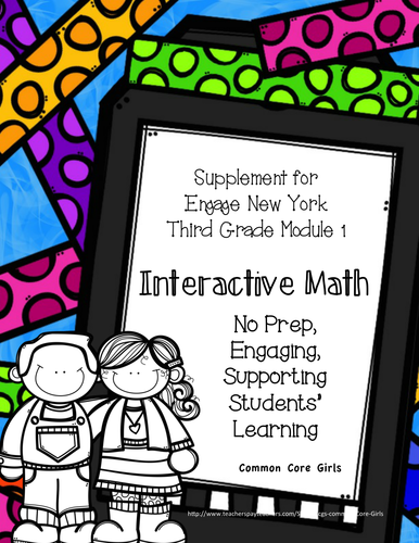Engage NY 3rd Grade Math Module 1 Notebook: No Prep, Efficient Skill Builder