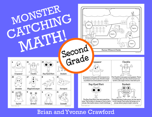 Pokemon Go Inspired Monster Catching Math For Second Grade | Teaching Resources