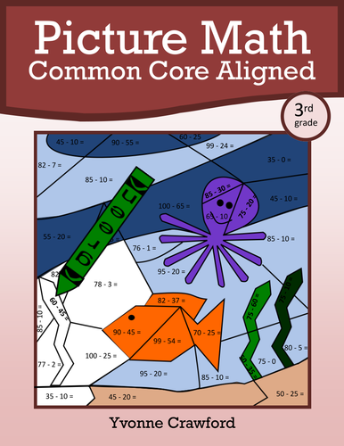 Color by Number (third grade) Color by Multiplication & Division