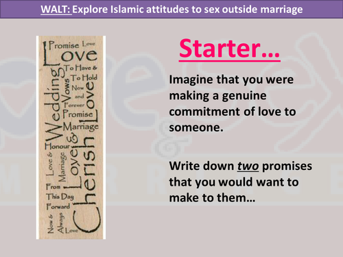 Religious attitudes to sex outside marriage