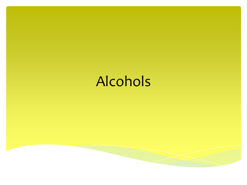AQA Organic Chemistry AS Level