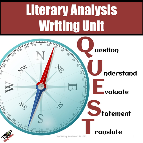 Literary Analysis Essay Unit