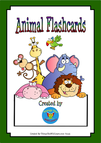 Animal Flash Cards A to Z