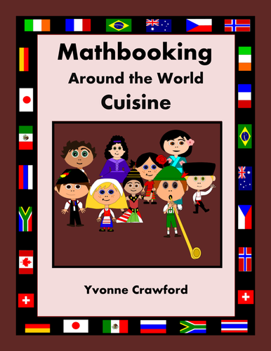 Math Journal Prompts Around the World Cuisine (2nd & 3rd grade)