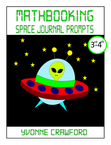Math Journal Prompts in Outer Space (3rd and 4th grade)