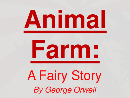 Animal Farm - Unit of Work