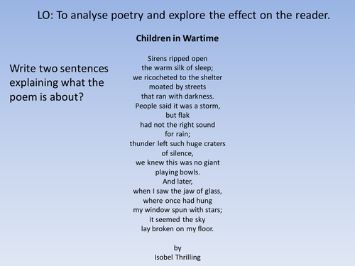 gcse-unseen-poetry-teaching-resources