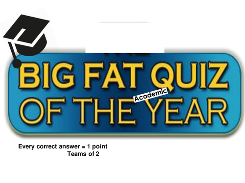 Tutor Activity - End of Year Quiz