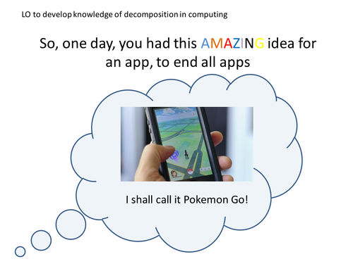 A year 10 lesson on decomposition