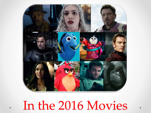 End of Year Quiz - In the 2016 Movies
