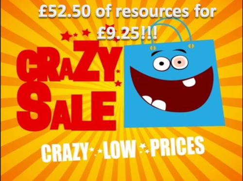 Crazy Sale - Fiction, Creative, Non-Fiction, Descriptive Writing + Starters!!