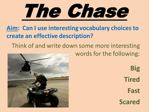 Stormbreaker - Descriptive Writing