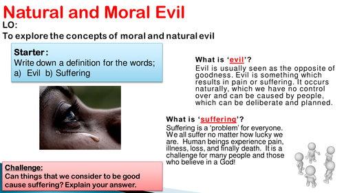 Types of Evil Moral and Natural WS by majassivesaw Teaching