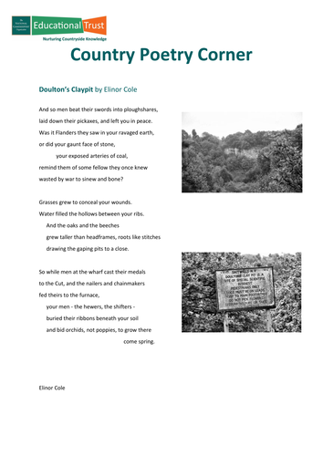 Elinor Cole Poetry on Conservation