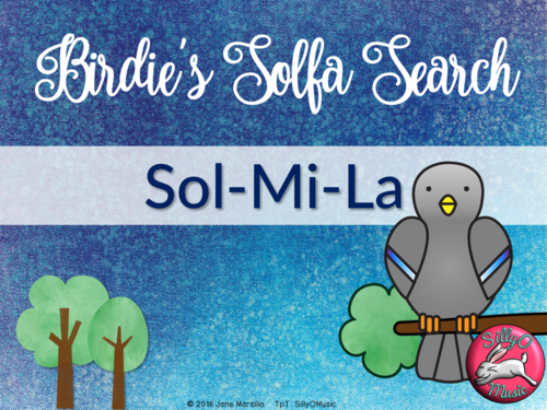Sol Mi La Solfa Search-PowerPoint Music Activity