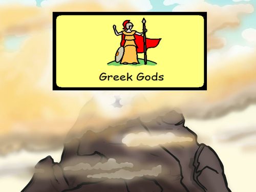 Greek Gods and Goddess' Supported by Widgit Symbols