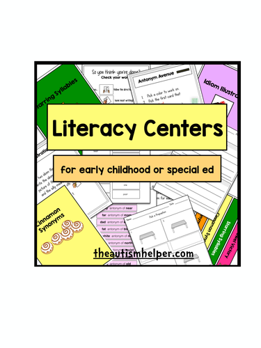 10 Literacy Centers for Special Education