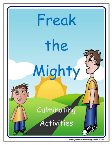 Freak the Mighty Culminating Activities