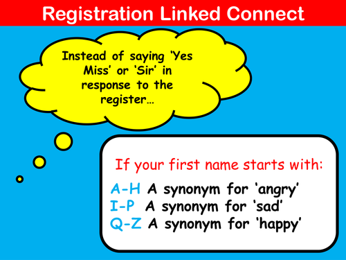 Register Linked Starter or Connect Activity