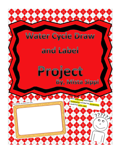 Water Cycle Draw and Label Project
